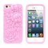 UITVERKOCHT  Flower Silicone Back Case for iPhone 5 - Pink_5